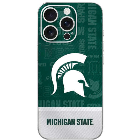 Michigan State University Jersey Split iPhone 16 Pro Skin